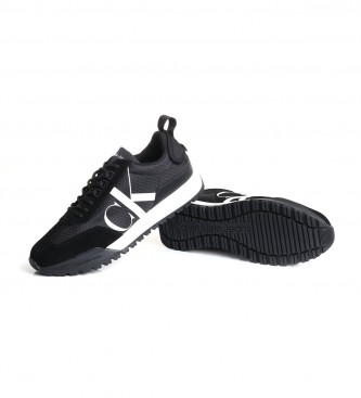 Calvin Klein New Retro leather sneakers black