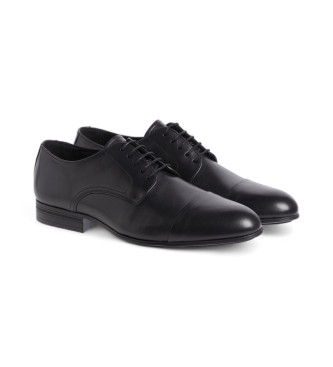 Calvin Klein Klassischer Lederschuh schwarz