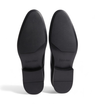 Calvin Klein Klassischer Lederschuh schwarz