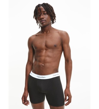 Calvin Klein Paket 3 kratkih hlač Boxer - Modern Cotton črna, bela, siva