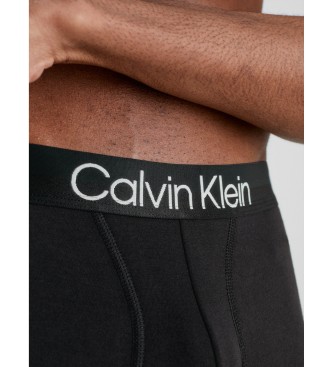 Calvin Klein Zestaw 3 długich spodenek od piżamy - nowoczesna struktura