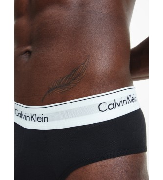 Calvin Klein Pack 3 Slips - Modern Cotton negro