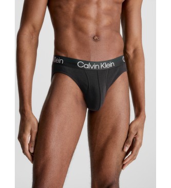 Calvin Klein Confezione Da 3 Slip - Struttura Moderna nero