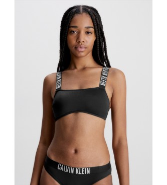 Calvin Klein Top bikini nero a fascia Intense Power
