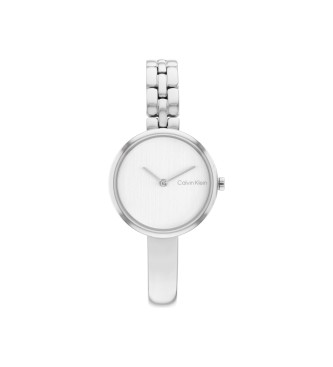 Calvin Klein Reloj analgico Bangled plateado