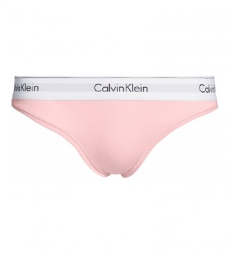 Calvin Klein Calcinha Clássica Moderna de Algodão Rosa