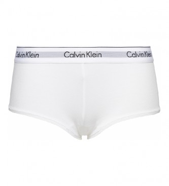 Calvin Klein Slip a vita alta Boyshor bianchi