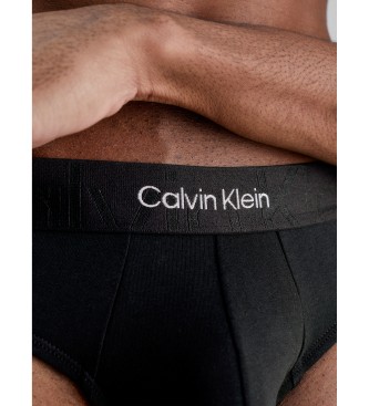 Calvin Klein Slips - cone em relevo preto
