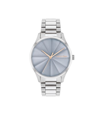 Calvin Klein Montre analogique Burst bleu-gris