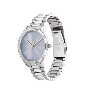 Calvin Klein Montre analogique Burst bleu-gris