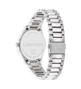 Calvin Klein Montre analogique Burst bleu-gris