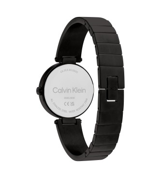 Calvin Klein Verhoogd analoog horloge zwart