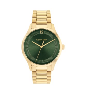 Calvin Klein Ck Iconic analogna kronografska ura z zlato oblogo