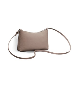 Calvin Klein Convertible Logo-Messenger-Tasche grau