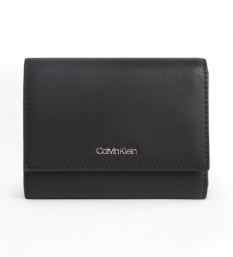 Calvin Klein Petit portefeuille  rabat noir