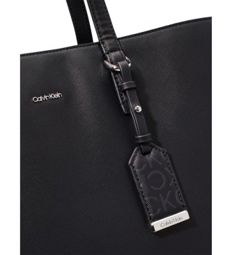 Calvin Klein Saffiano tygvska svart