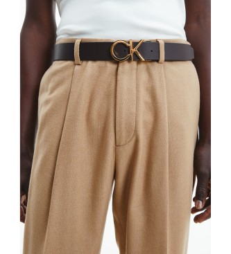 Calvin Klein Belt New Mono brown