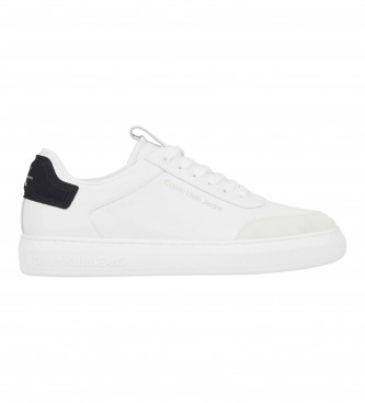 Calvin Klein Cupsole Casual Leather Sneakers branco