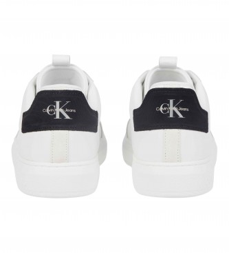Calvin Klein Cupsole Casual Leather Sneakers blanc