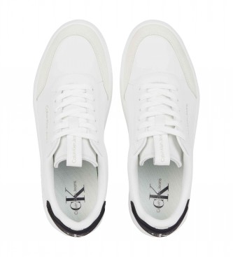 Calvin Klein Cupsole Casual Leather Sneakers white