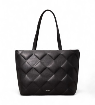 Calvin Klein Diamentowa torba shopper w kolorze czarnym