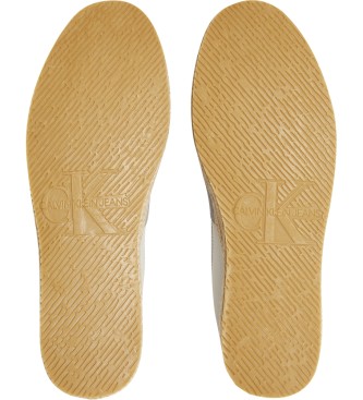 Calvin Klein Sneakers espadille con logo bianco sporco