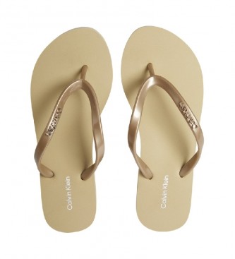 Calvin Klein FlipFlop gold flip-flops - ESD Store fashion, footwear and accessories - best brands shoes and designer shoes Calvin Klein FlipFlop gold flip-flops - ESD Store fashion, footwear and accessories - best brands shoes and designer shoes