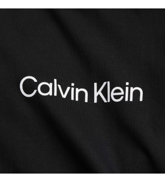 Calvin Klein T-shirt com o logotipo do herói preta