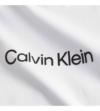 Calvin Klein Camiseta Hero Logo blanco