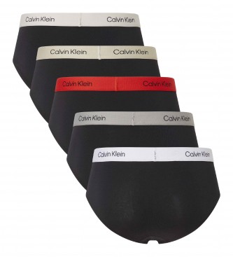 Calvin Klein Pack 7 Zwarte Katoenen Slips