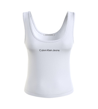 Calvin Klein Institutional Strappy T-shirt biały