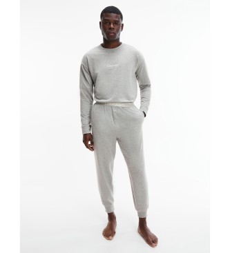 Calvin Klein Pantalon de jogging - Gris structure moderne