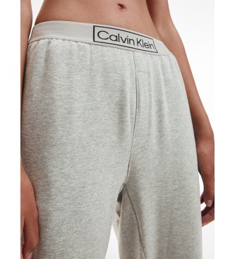Calvin Klein Jogger Reimagined Heritage hlače sive barve