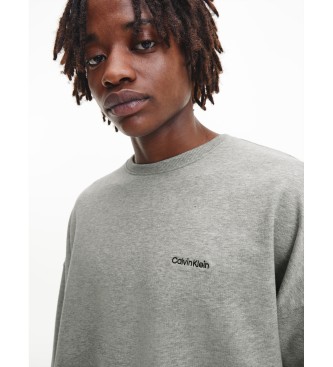 Calvin Klein Camisola Algodo Moderno Cinzento