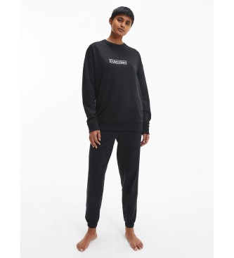 Calvin Klein Sweat-shirt en polaire Heritage Reimagined noir