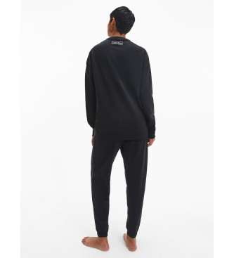 Calvin Klein Sweat-shirt en polaire Heritage Reimagined noir