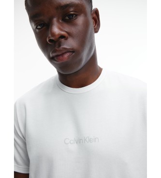 Calvin Klein T-shirt Estrutura moderna branca