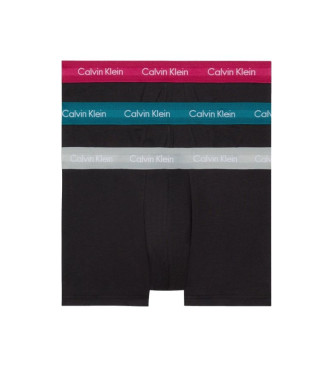 Calvin Klein Paket 3 nizkih boksaric črne barve