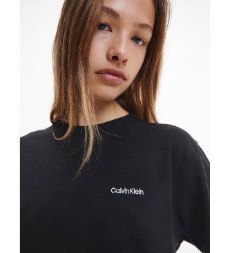 Calvin Klein Sweat-shirt en coton moderne noir