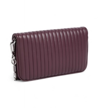 Calvin Klein Mini Line maroon shoulder bag