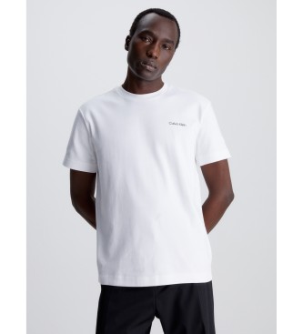 Calvin Klein T-shirt i kologisk bomuld hvid