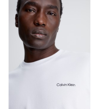 Calvin Klein T-shirt i kologisk bomuld hvid