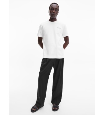 Calvin Klein T-shirt de algodo orgnico branco