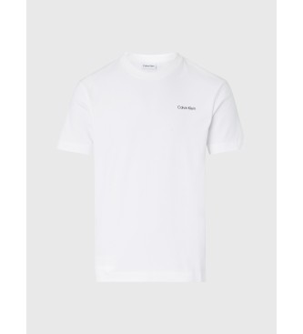 Calvin Klein T-shirt de algodo orgnico branco