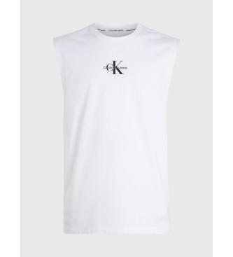 Calvin Klein Hvid monolog-t-shirt