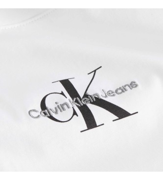 Calvin Klein Weies Monolog-T-Shirt