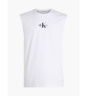 Calvin Klein Weies Monolog-T-Shirt