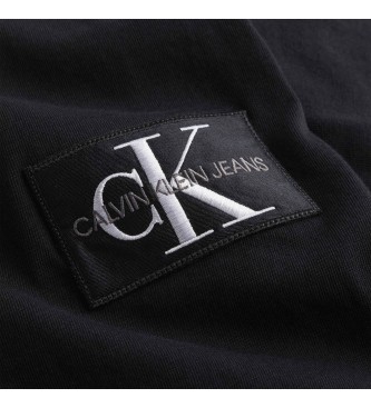 Calvin Klein T-shirt Monologo Badge schwarz