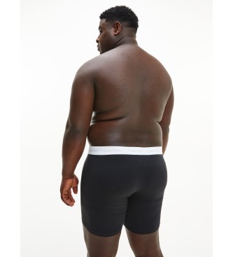 Calvin Klein 3 paketi velikih boksaric - raztegljiv bombaž črne barve