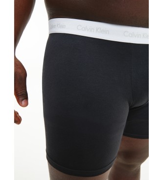 Calvin Klein 3-pack stora boxershorts - stretchig bomull Svart
